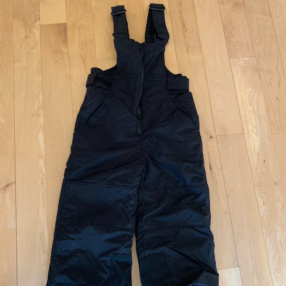 New Columbia kids size 3T ski overall pants black